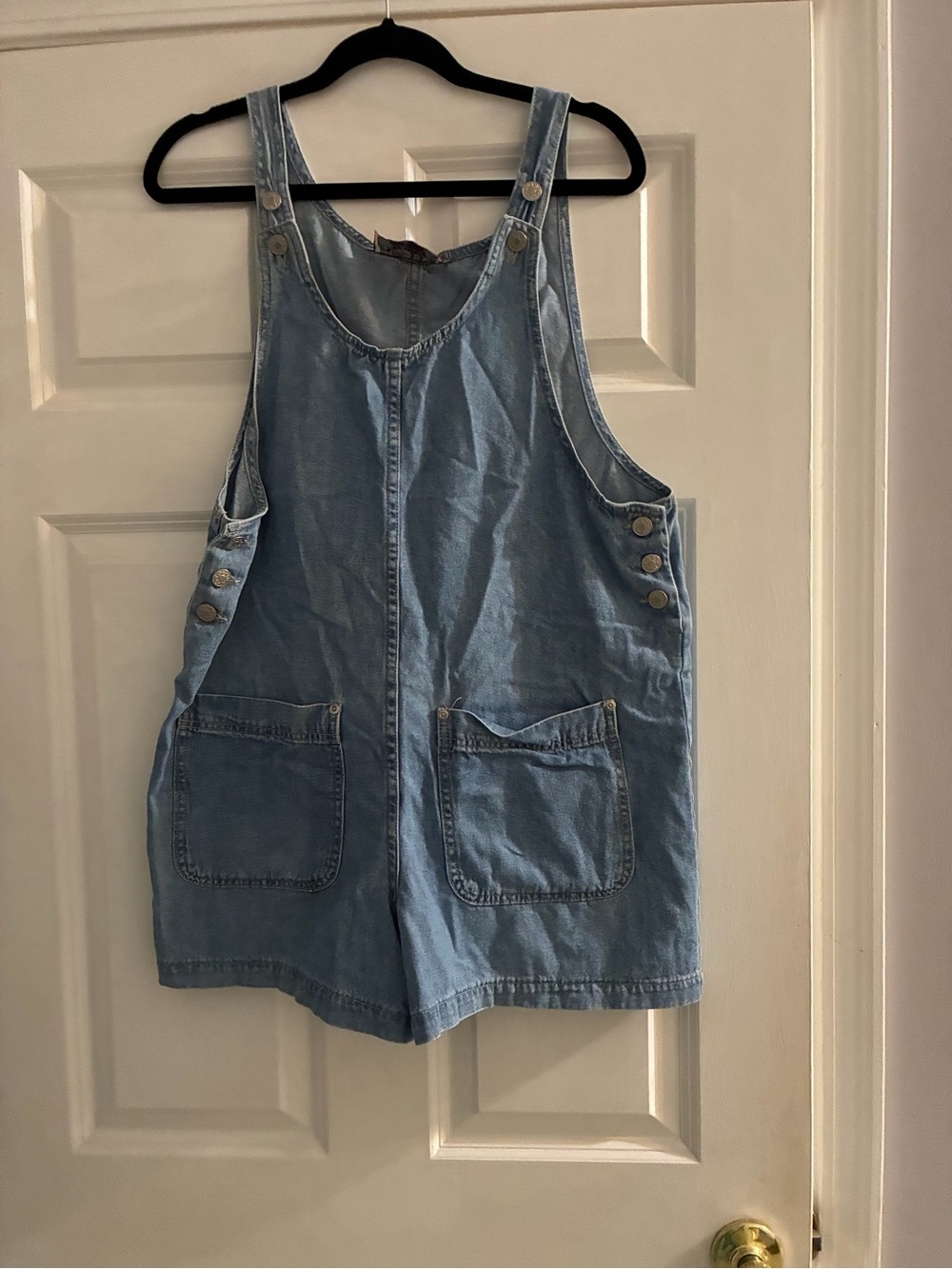 Denim&Co Light Blue Denim Shirt with Red Label